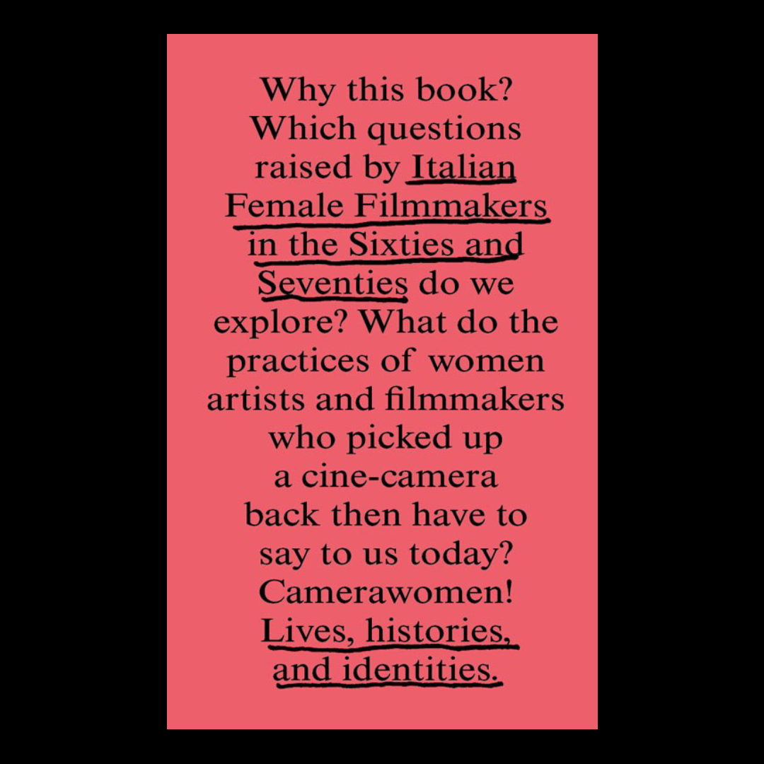 Italian Female Filmmakers in the Sixties and Seventies  Lives, Histories, and Identities