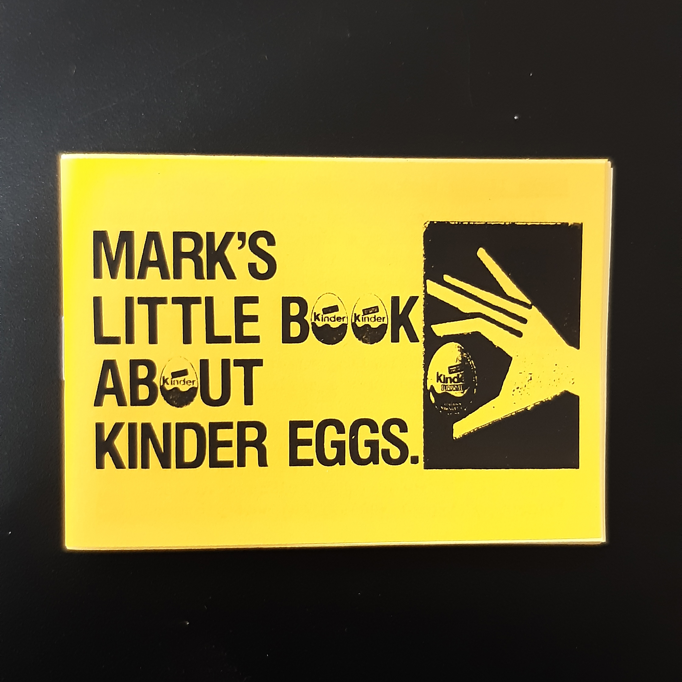 Marks Little Book About Kinder Eggs