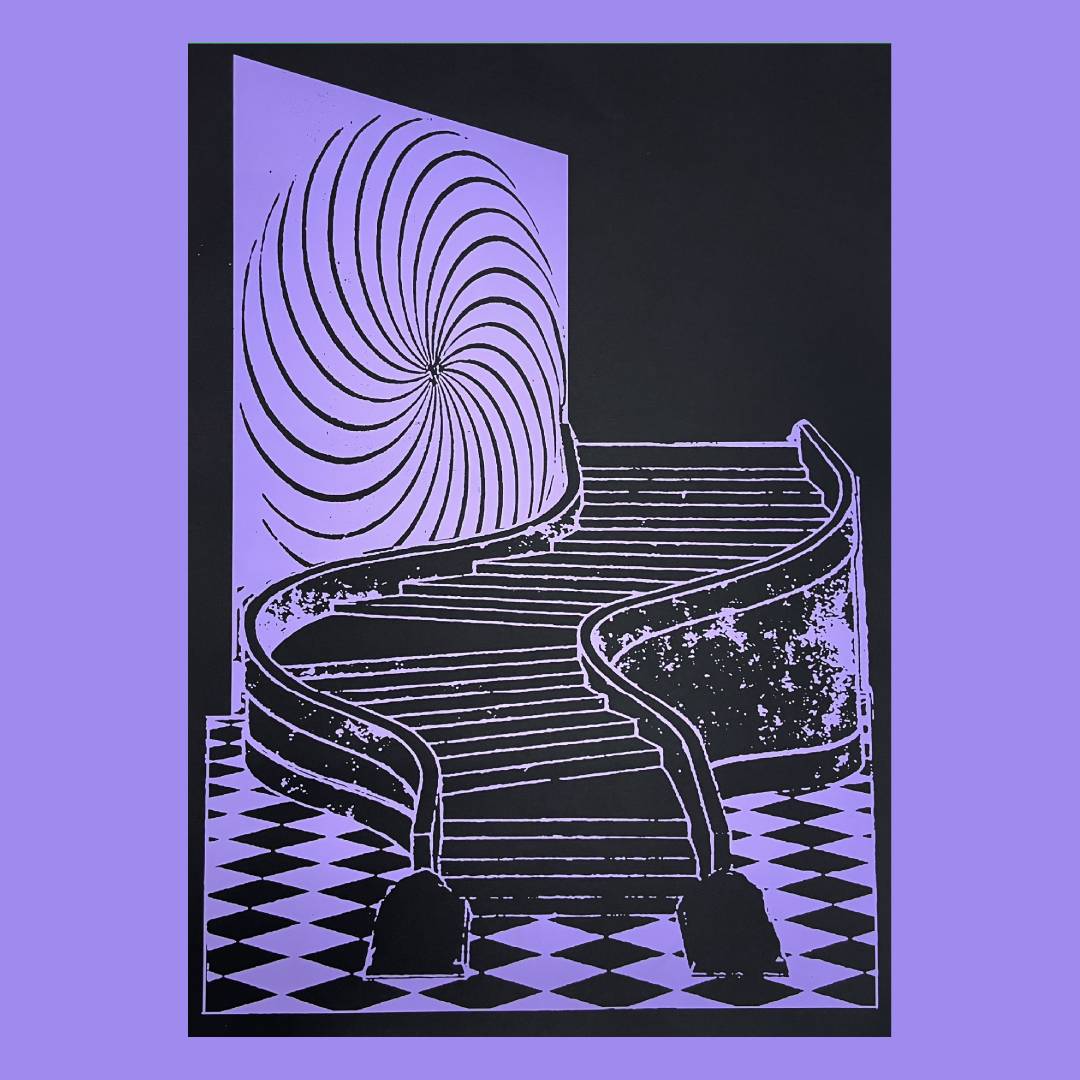 Roxo sobre Preto