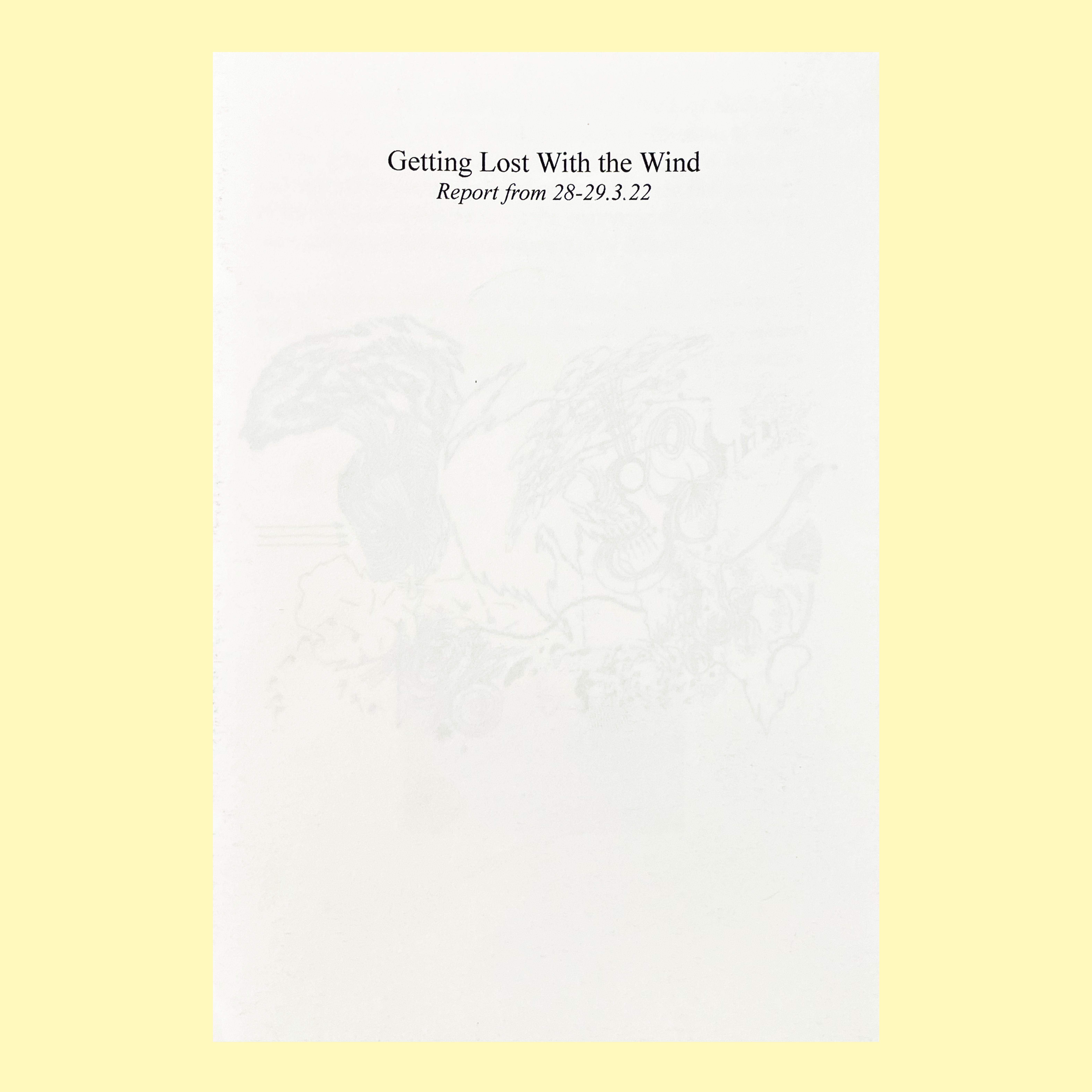 Getting Lost With the Wind